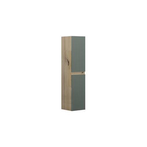 COLONNA COMFORT 2A CANNETTATO ROVERE/VERDE SALVIA