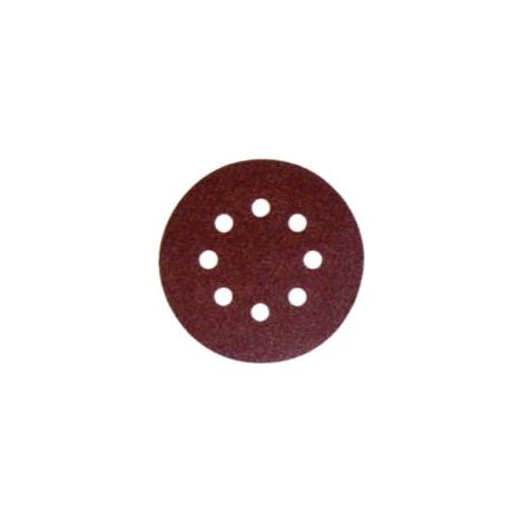 DISCHI CARTA ABRASIVA FORATA CON VELCRO PER ROTORBITALI Ø MM.125- - grana 60 blister da pz.10 - 1 blister MAKITA