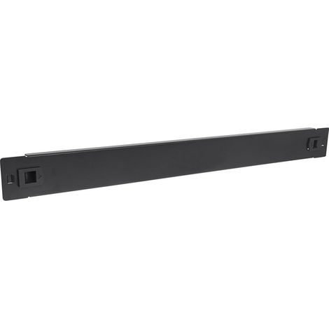 Intellinet Pannello Cieco Toolless a Clip per Armadi Rack 19'' 1U Nero (1/5)