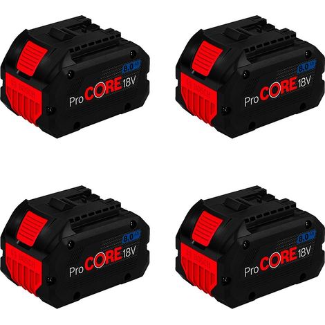 Pack mit 4 baterías BOSCH GBA ProCore (18V - 8,0 Ah) (1/2)