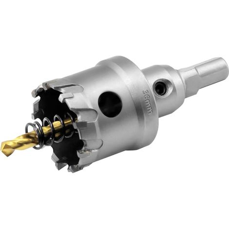 Scie Cloche de TCT Carbure en Métal, Tungstène Foret Trépans pour Métal, l'acier inoxydable, fonte, fer, Aluminium, laiton et plastique (1/5)