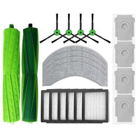 BARKBUSTERS Accessoires pour aspirateur robot iRobot Roomba Combo J7+/Roomba Combo J9+ : sac à poussière, tambour et brosse latérale (1/5)