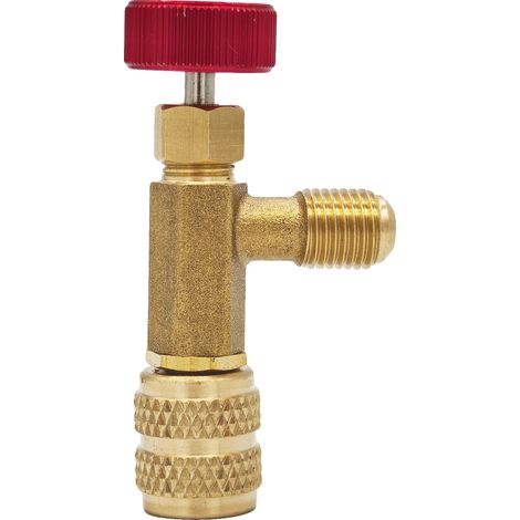 Válvula de seguridad para refrigerante, construcción de cobre, conexiones estancas, R22 R410A-2 (1/2)