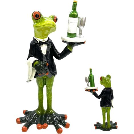 Froschstatue Froschfiguren Bürodekoration kreativer Tisch
