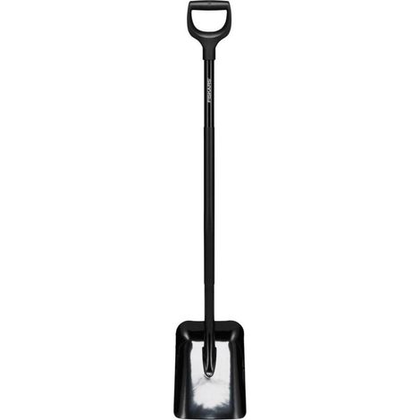 Fiskars Ergonomic Pro Pala negra 131,7 cm acero