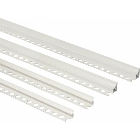 10 x SGUSCIO PVC ORIZZONTALE 8 MM H 260 CM BIANCO