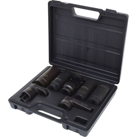 KS Tools 150.2100 3/8''+1/2'' Sensoren-Stecknuss-Satz, 7-tlg.