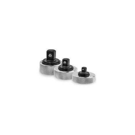 Lot de 3 mini clés à cliquet à cliquet - Jeu de clés à cliquet - Mini levier de pouce - Entraînement de 6,35 mm, 9,5 mm et 1,27 cm