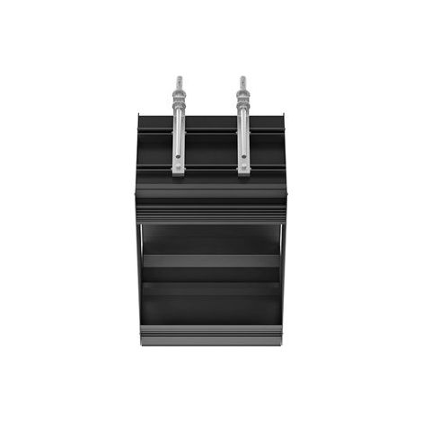 Sistema lineal de techo empotrado Gessi, cuerpo base L = 250 mm