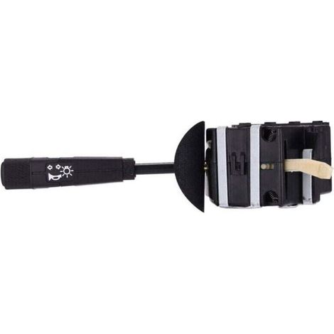 Commutateur de clignotants pour voiture - Compatible avec Renault R5 - Compatible avec Renault R4 - Avec ABS - Noir (1/4)
