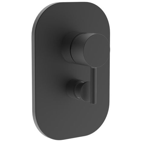 Facade De Douche Mitigeur Avec Inverseur Picche Blackmat - CRISTINA ONDYNA PH65913