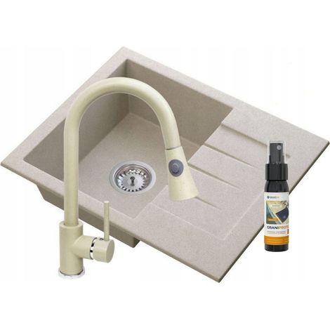 KIT évier de cuisine granit évier mitigeur (1/5)