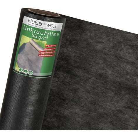 GARTENVLIES 50g/m² 2m x 50m Vlies Unkrautvlies für Gemüsebeet Nutzgarten (1/4)