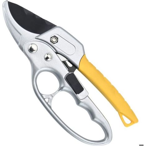 Sécateur - Lame Acier Trempé 45 mm - Pour Taille de Branches Fleurs et Plantes - 1 Pièce (1/4)