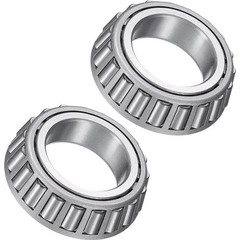 2pcs Roulement à Rouleaux Coniques L44649 Acier Chromé 1.0625" Alésage Haute Charge Radiale et Axiale pour Automobile et Industrie (1/3)