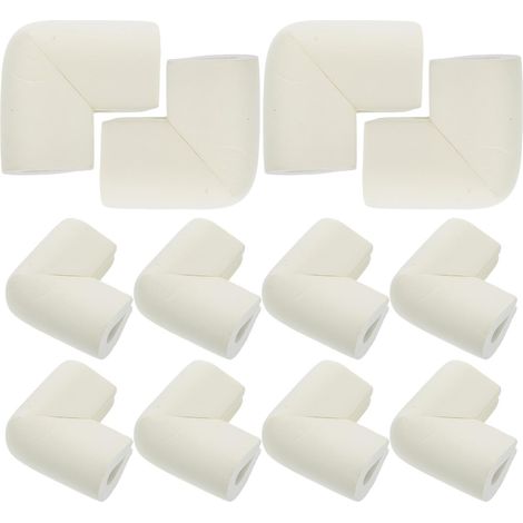 Protections d'angle en mousse blanche forme de U, lot 12, pour meubles (1/5)