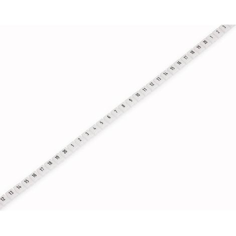 Marcatori in linea Mini WSB, larghezza 5 mm, bianchi, 1700 pezzi/rotolo, codice 2009-145