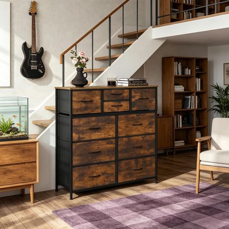 Meuble d'entrée pratique, buffet dans le salon, commode vintage, coffre de rangement dans la chambre, armoire (uniquement avec meuble d'entrée) (1/5)