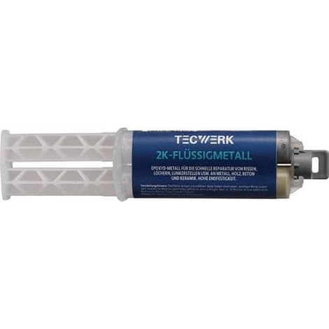 TECWERK 2K-Epoxidflüssigmetall 25g Doppelspritze TECWERK (1/2)