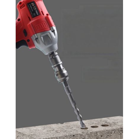 Adaptateur pour clé à chocs/marteau avec foret, adaptateur de mandrin 65,5 mm x 28 mm, construction métallique durable, convient aux outils électriques rechargeables domestiques. (1/5)