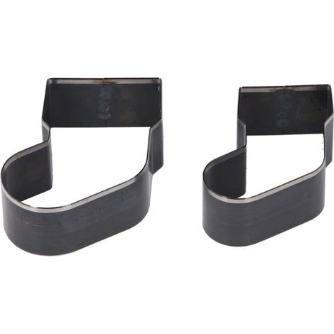 Matrices de découpe du cuir pour bas de noël, 2 pièces, 60x50x23mm 50x42x23mm, découpeur en forme de chaussette pour l'artisanat (1/5)