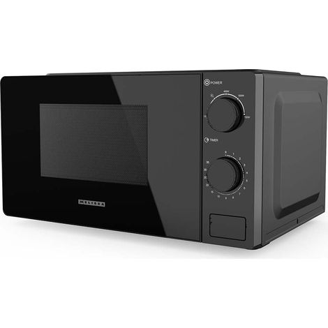 Horno microondas Solo, 700 W, 20 L, 5 niveles de potencia, negro (1/5)