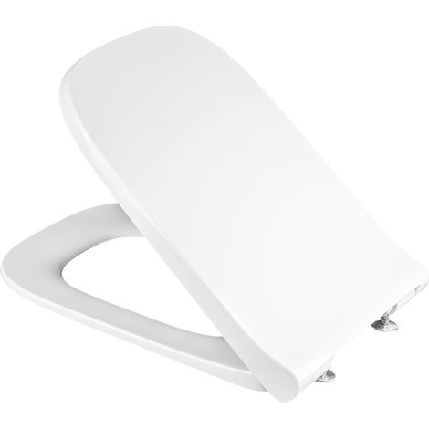 Hamberger Abattant WC Geberit Smyle Square - Duroplast - Antibactérien - Système de fermeture douce