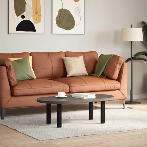vidaXL Gambe per Tavolino da Caffè 4 pz Nere 42-44 cm Acciaio (1/5)