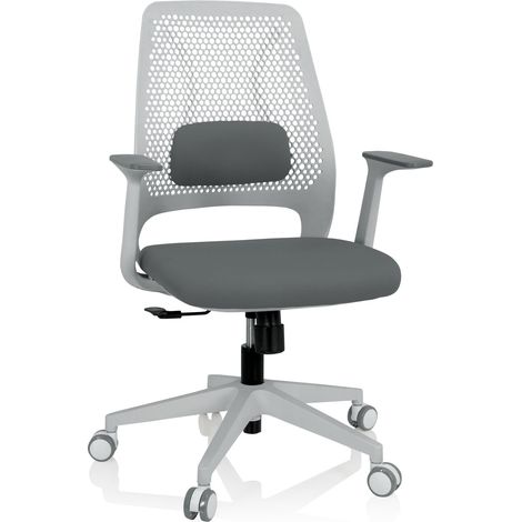 Bürostuhl / Drehstuhl PARFERIO W Stoff grau hjh OFFICE