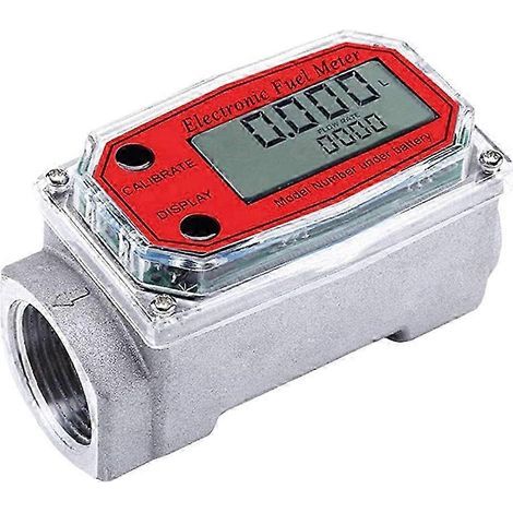 Débitmètre numérique à turbine 1 pouce avec compteur NPT et affichage LCD numérique pour la mesure du débit de carburant (1/4)