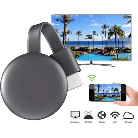 La nouvelle clé TV connectée WiFi 2026 est dotée d'un port HDMI sans fil et prend en charge Netflix et YouTube.