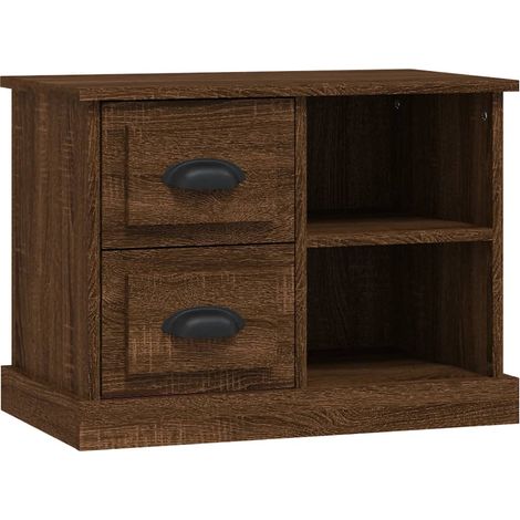 Maison Exclusive - Nachttisch Braun Eichen-Optik 60x35,5x45 cm