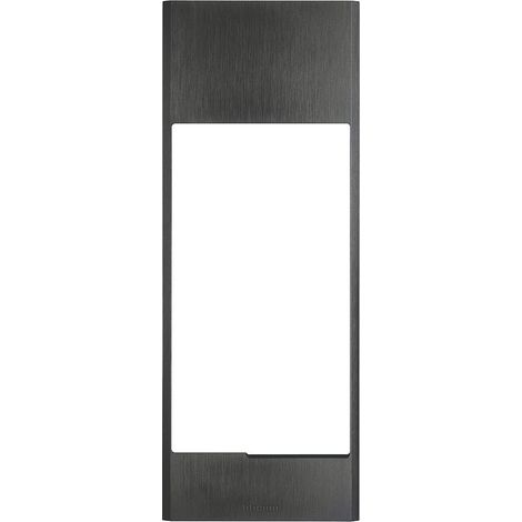 Cornice 3 moduli in finitura nickel per modulo 345000 BTicino 345102 (1/2)
