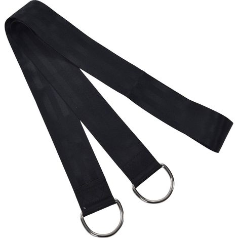 Sangle de suspension pour balançoire d'arbre de 1,53 m, réglable, en polyester robuste avec mousqueton, pour jardin extérieur (1/5)