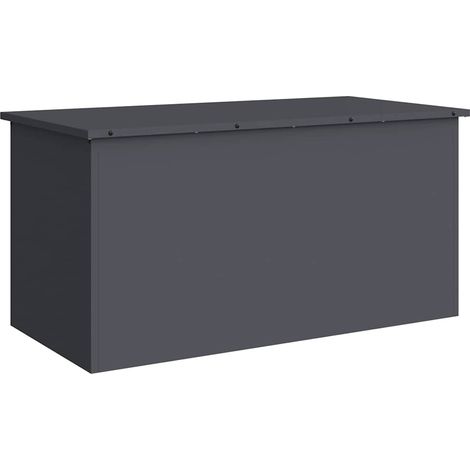 Boîte de Rangement Extérieure Anthracite 100 x 50,5 x 50 cm