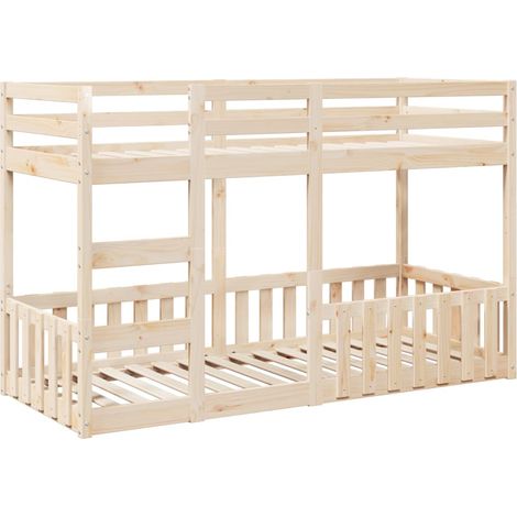 Maison Exclusive - Letto a Castello 75x190 cm in Legno Massello di Pino