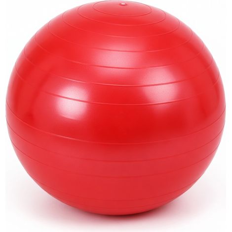 Ballon de yoga PVC rouge 45 cm modèle 5