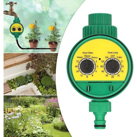 Minuterie Arrosage Automatique, Programmable Numérique Robinet de Tuyau Minuterie Intelligent Arroseur Contrôleur de Système d'arrosage d'irrigation pour Jardin Ferme Pelouse Fleur1 (1/4)