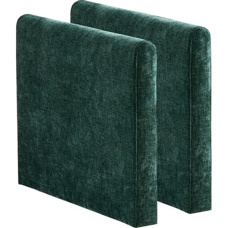 Accoudoirs de canapé nuage uniquement, canapé sectionnel moderne, pour salon, chambre et appartement, coussin d’assise rembourré à double couche confortable, tissu chenille respirant, vert,DE501CGN (1/5)