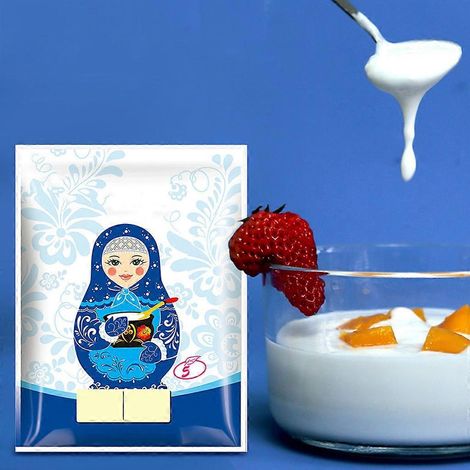 10 sachets de poudre de fermentation de lactobacilles pour yaourt maison (1/4)