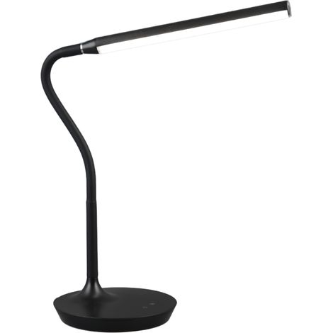 TORO LAMPADA DA STUDIO LED 5W 700lm, 3000+4000+5000K NERA FLESSIBILE TOUCH E TEMPERATURA DI COLORE DIMMERABILE H. 38CM (1/5)
