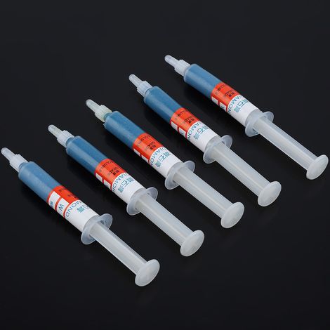 Ensemble de 5 tubes de pâte à polir diamantée, composé de rodage, pâte abrasive, aiguille W52000