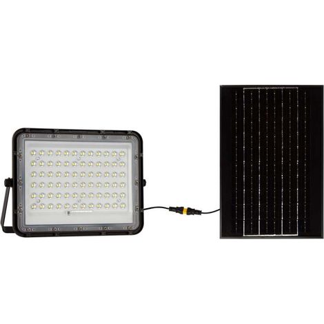 Foco LED V-TAC de 15 W con mando a distancia y panel solar, blanco natural, IP65