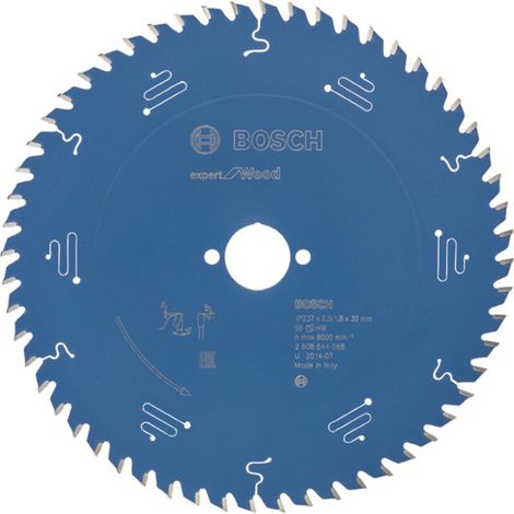 Lame de scie circulaire Bosch Expert pour bois 237 x 30 x 2,5 mm 56