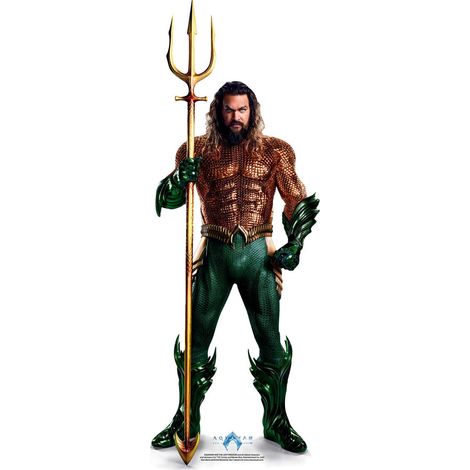 Figurine en carton Aquaman Le Royaume Perdu - Haut 93 cm (1/5)