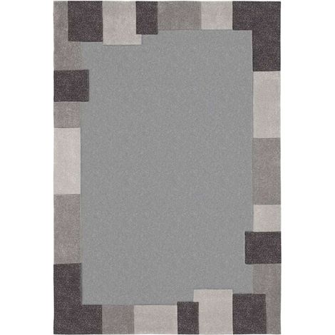 Tapis esprit frisee 3087 taupe grau - 70 x 140 cm (1/4)