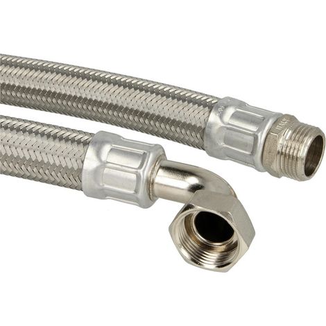 Flexible de raccord 2000 mm 1'' FM x écrou à chapeau 1'' coude 90°