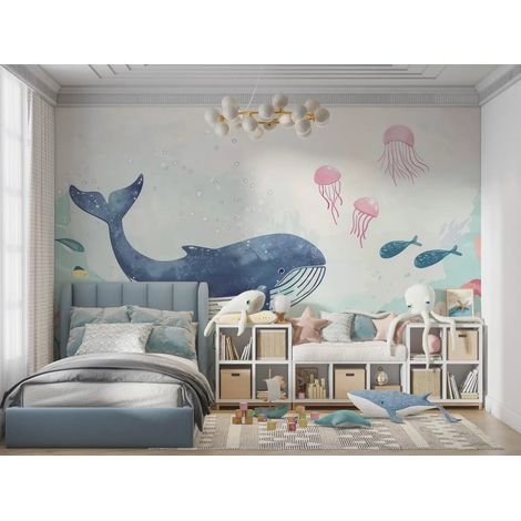 Papier Peint Enfant - Océan Poétique - 150 x 250 cm (1/2)