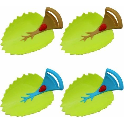 Lot de 4 rallonges pour robinet d'eau, en forme de feuilles