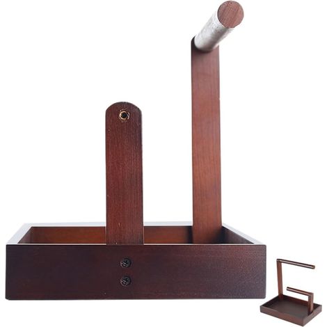 Présentoir pour Bracelets en Bois Café, Support de Fixation Bords Lisses, Organisateur de Bracelets pour Bureau, Rangement Pratique et Élégant (1/5)